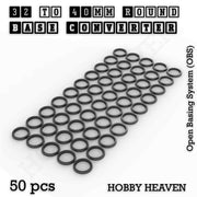 Round Bases Size Converters Round to Round 3d Print Full Range - Only-Games