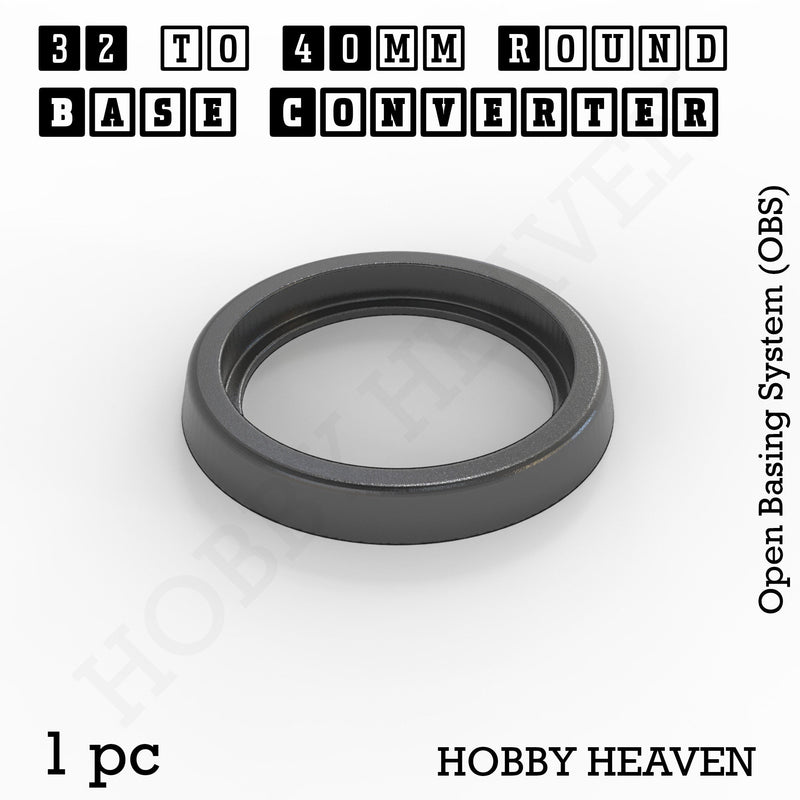 Round Bases Size Converters Round to Round 3d Print Full Range - Only-Games