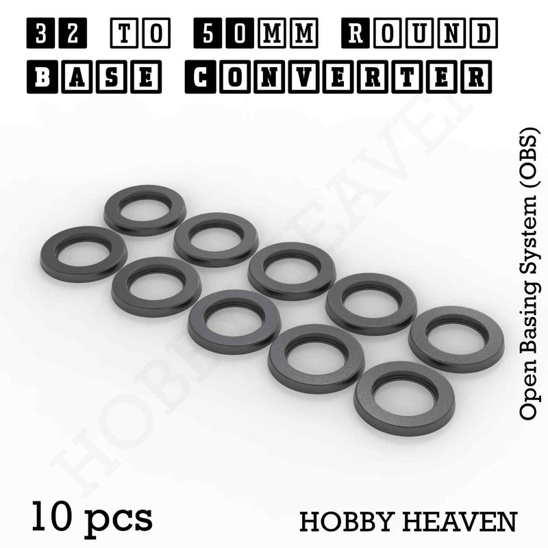 Round Bases Size Converters Round to Round 3d Print Full Range - Only-Games