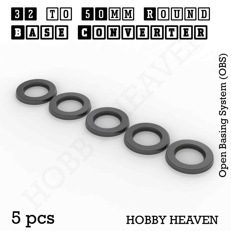 Round Bases Size Converters Round to Round 3d Print Full Range - Only-Games