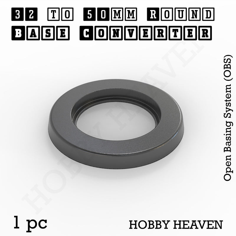 Round Bases Size Converters Round to Round 3d Print Full Range - Only-Games