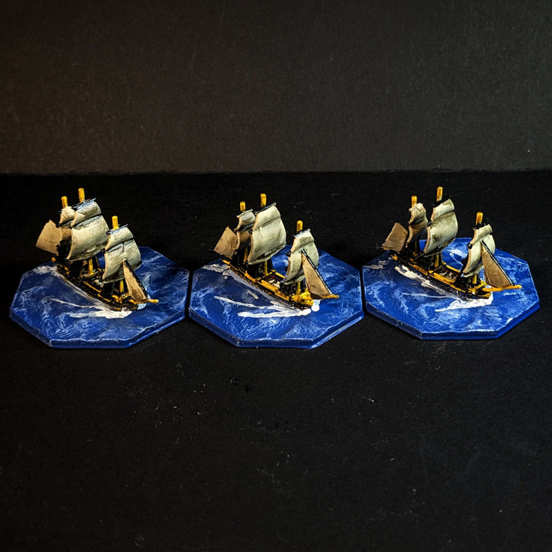 1/2400 Napoleonic Fleet Set (7 models) + Blender Customiser Files