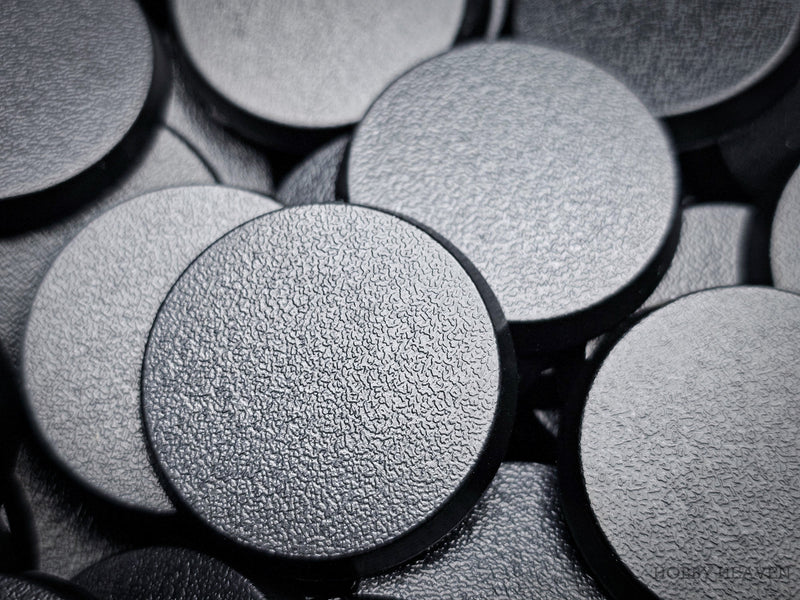 32mm Round Plain Plastic Bases - Only-Games