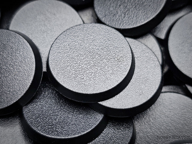 32mm Round Plain Plastic Bases - Only-Games