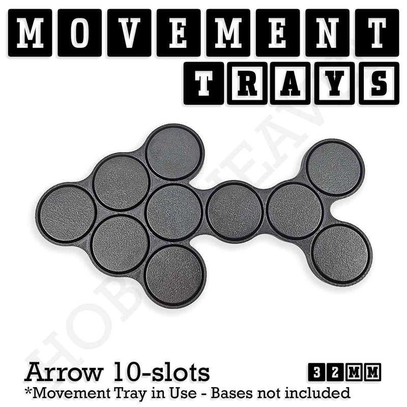 32mm Movement Trays for Tabletop Games | Compatible with Popular Miniatures | Full Range - Only-Games