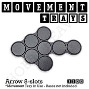 32mm Movement Trays for Tabletop Games | Compatible with Popular Miniatures | Full Range - Only-Games