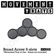 32mm Movement Trays for Tabletop Games | Compatible with Popular Miniatures | Full Range - Only-Games