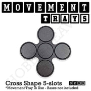 32mm Movement Trays for Tabletop Games | Compatible with Popular Miniatures | Full Range - Only-Games