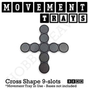 32mm Movement Trays for Tabletop Games | Compatible with Popular Miniatures | Full Range - Only-Games