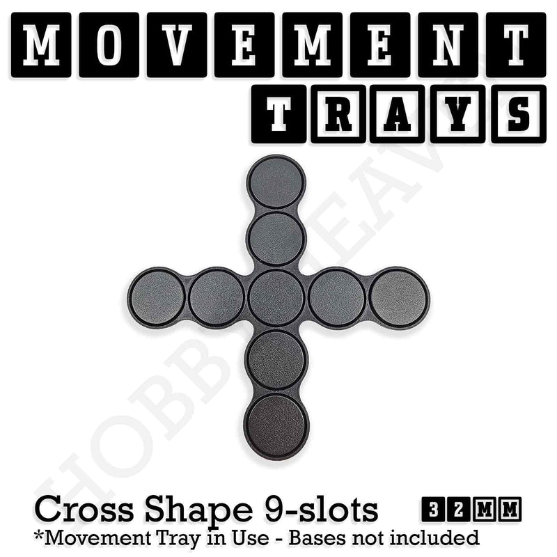 32mm Movement Trays for Tabletop Games | Compatible with Popular Miniatures | Full Range - Only-Games