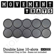 32mm Movement Trays for Tabletop Games | Compatible with Popular Miniatures | Full Range - Only-Games