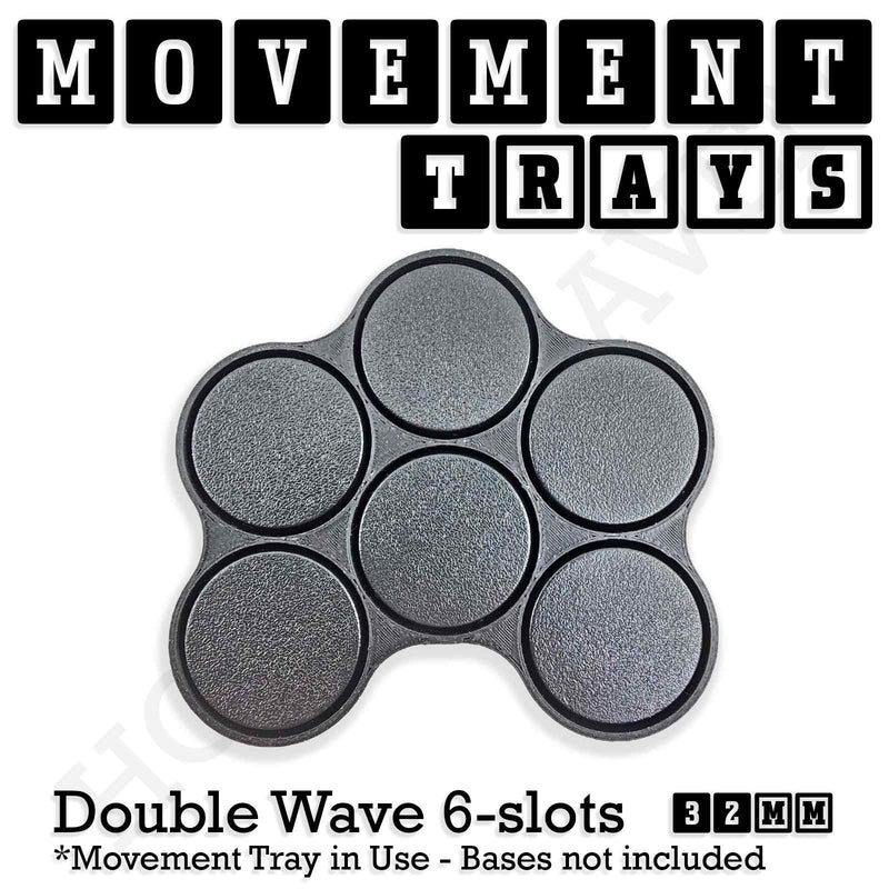 32mm Movement Trays for Tabletop Games | Compatible with Popular Miniatures | Full Range - Only-Games