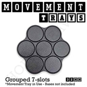 32mm Movement Trays for Tabletop Games | Compatible with Popular Miniatures | Full Range - Only-Games