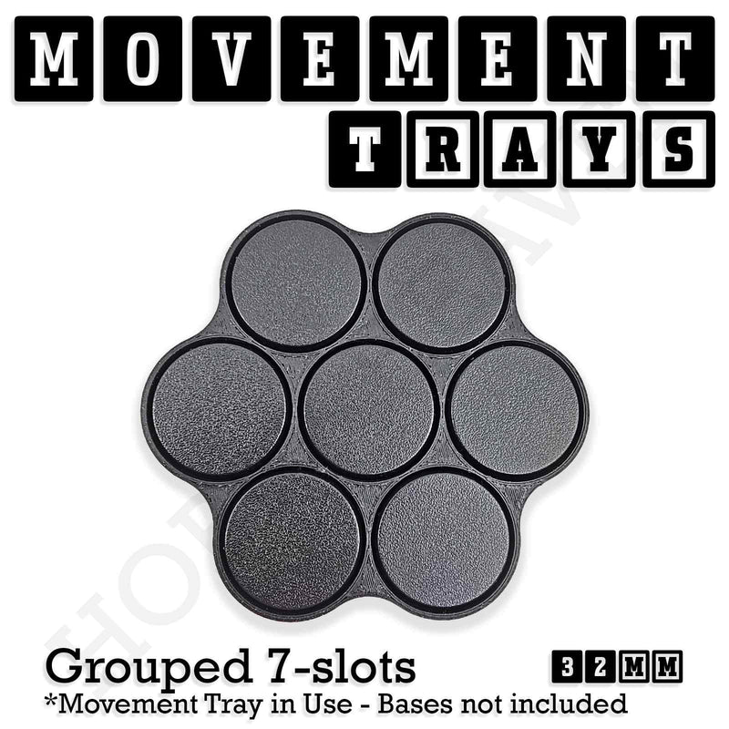 32mm Movement Trays for Tabletop Games | Compatible with Popular Miniatures | Full Range - Only-Games