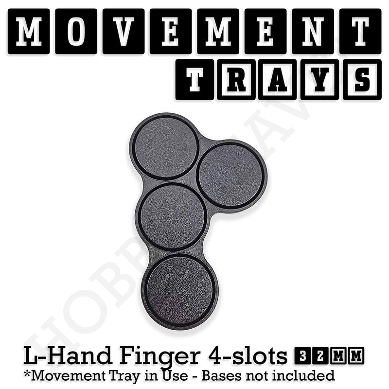 32mm Movement Trays for Tabletop Games | Compatible with Popular Miniatures | Full Range - Only-Games