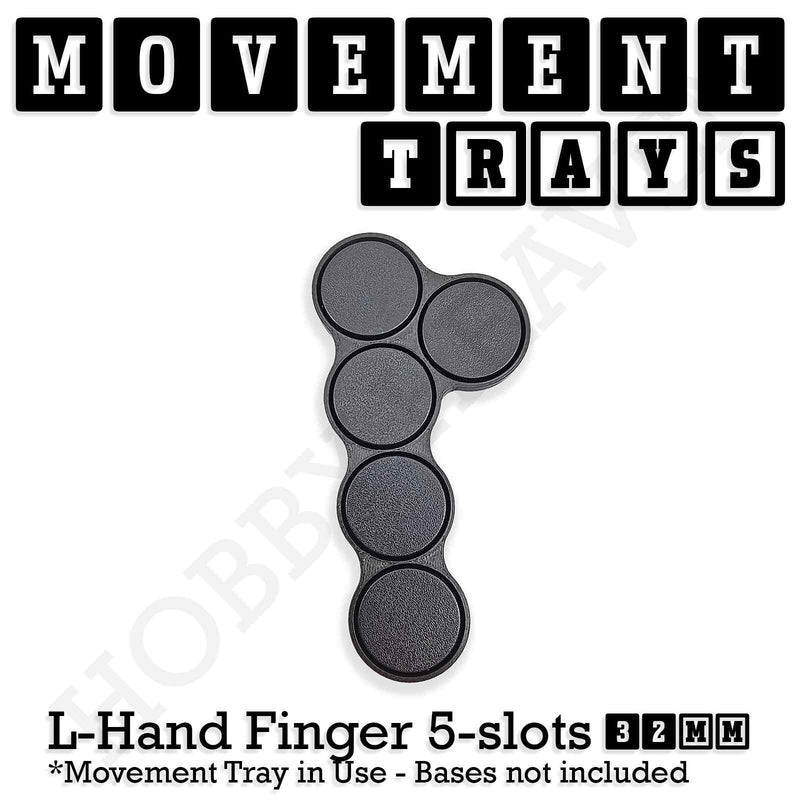 32mm Movement Trays for Tabletop Games | Compatible with Popular Miniatures | Full Range - Only-Games