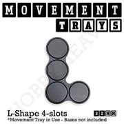 32mm Movement Trays for Tabletop Games | Compatible with Popular Miniatures | Full Range - Only-Games