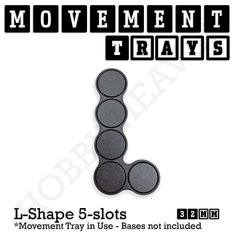 32mm Movement Trays for Tabletop Games | Compatible with Popular Miniatures | Full Range - Only-Games