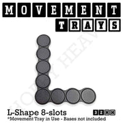 32mm Movement Trays for Tabletop Games | Compatible with Popular Miniatures | Full Range - Only-Games