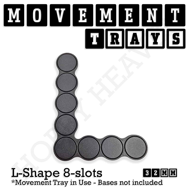 32mm Movement Trays for Tabletop Games | Compatible with Popular Miniatures | Full Range - Only-Games