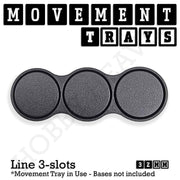 32mm Movement Trays for Tabletop Games | Compatible with Popular Miniatures | Full Range - Only-Games