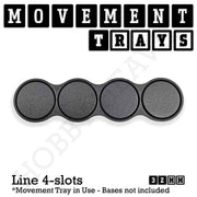 32mm Movement Trays for Tabletop Games | Compatible with Popular Miniatures | Full Range - Only-Games