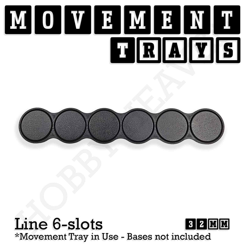 32mm Movement Trays for Tabletop Games | Compatible with Popular Miniatures | Full Range - Only-Games