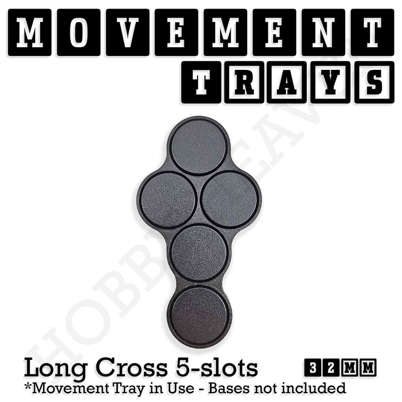 32mm Movement Trays for Tabletop Games | Compatible with Popular Miniatures | Full Range - Only-Games