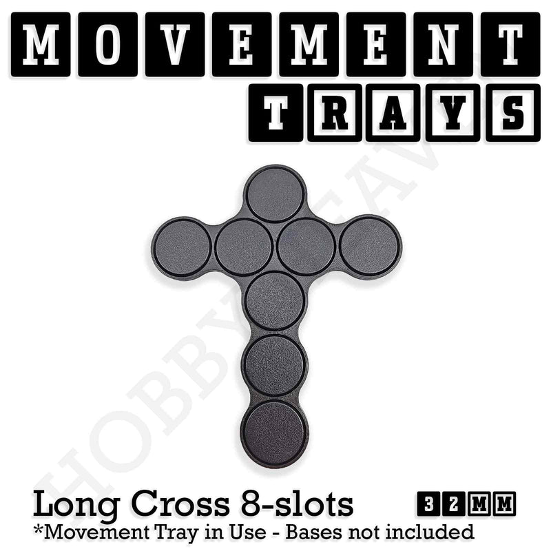 32mm Movement Trays for Tabletop Games | Compatible with Popular Miniatures | Full Range - Only-Games
