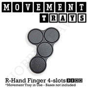 32mm Movement Trays for Tabletop Games | Compatible with Popular Miniatures | Full Range - Only-Games