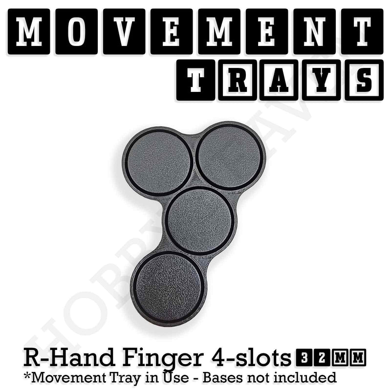 32mm Movement Trays for Tabletop Games | Compatible with Popular Miniatures | Full Range - Only-Games