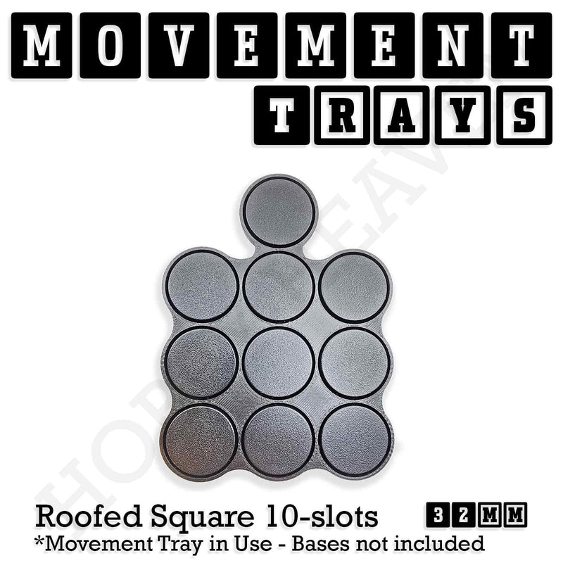 32mm Movement Trays for Tabletop Games | Compatible with Popular Miniatures | Full Range - Only-Games