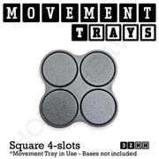 32mm Movement Trays for Tabletop Games | Compatible with Popular Miniatures | Full Range - Only-Games