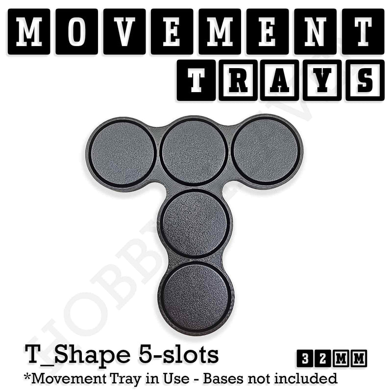 32mm Movement Trays for Tabletop Games | Compatible with Popular Miniatures | Full Range - Only-Games