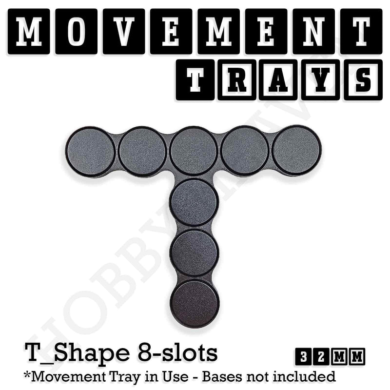 32mm Movement Trays for Tabletop Games | Compatible with Popular Miniatures | Full Range - Only-Games