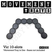 32mm Movement Trays for Tabletop Games | Compatible with Popular Miniatures | Full Range - Only-Games
