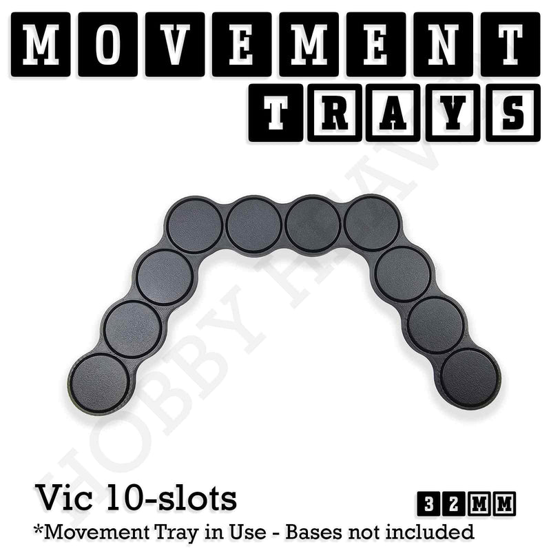 32mm Movement Trays for Tabletop Games | Compatible with Popular Miniatures | Full Range - Only-Games