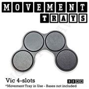 32mm Movement Trays for Tabletop Games | Compatible with Popular Miniatures | Full Range - Only-Games