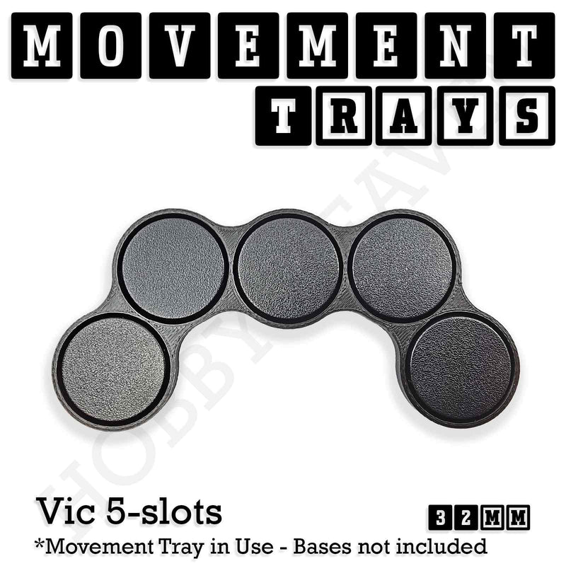 32mm Movement Trays for Tabletop Games | Compatible with Popular Miniatures | Full Range - Only-Games
