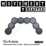 32mm Movement Trays for Tabletop Games | Compatible with Popular Miniatures | Full Range - Only-Games