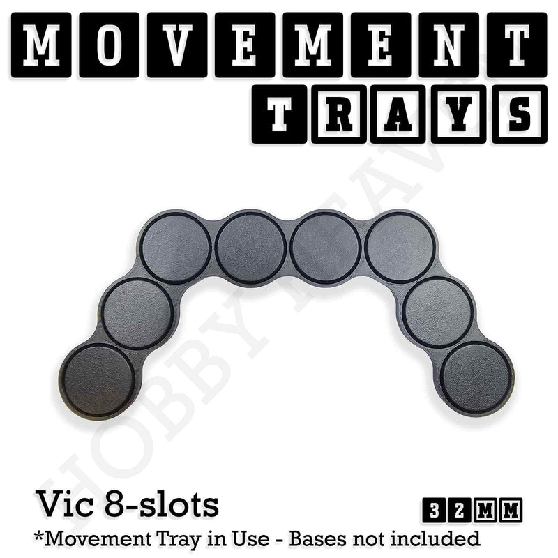 32mm Movement Trays for Tabletop Games | Compatible with Popular Miniatures | Full Range - Only-Games
