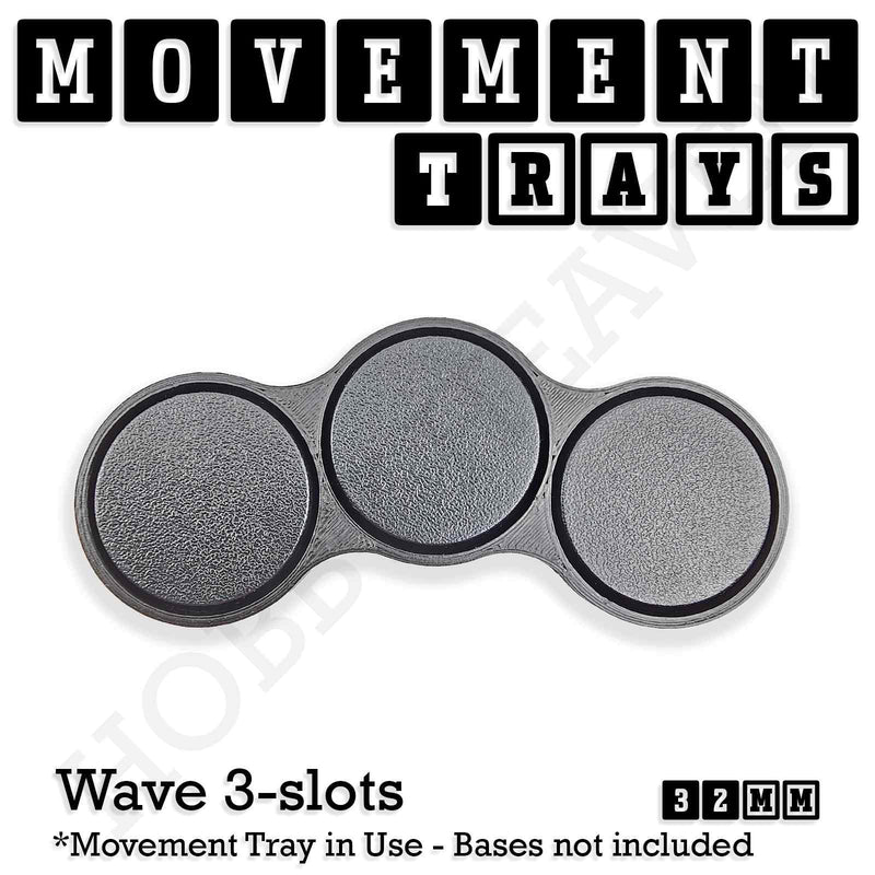 32mm Movement Trays for Tabletop Games | Compatible with Popular Miniatures | Full Range - Only-Games