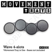 32mm Movement Trays for Tabletop Games | Compatible with Popular Miniatures | Full Range - Only-Games