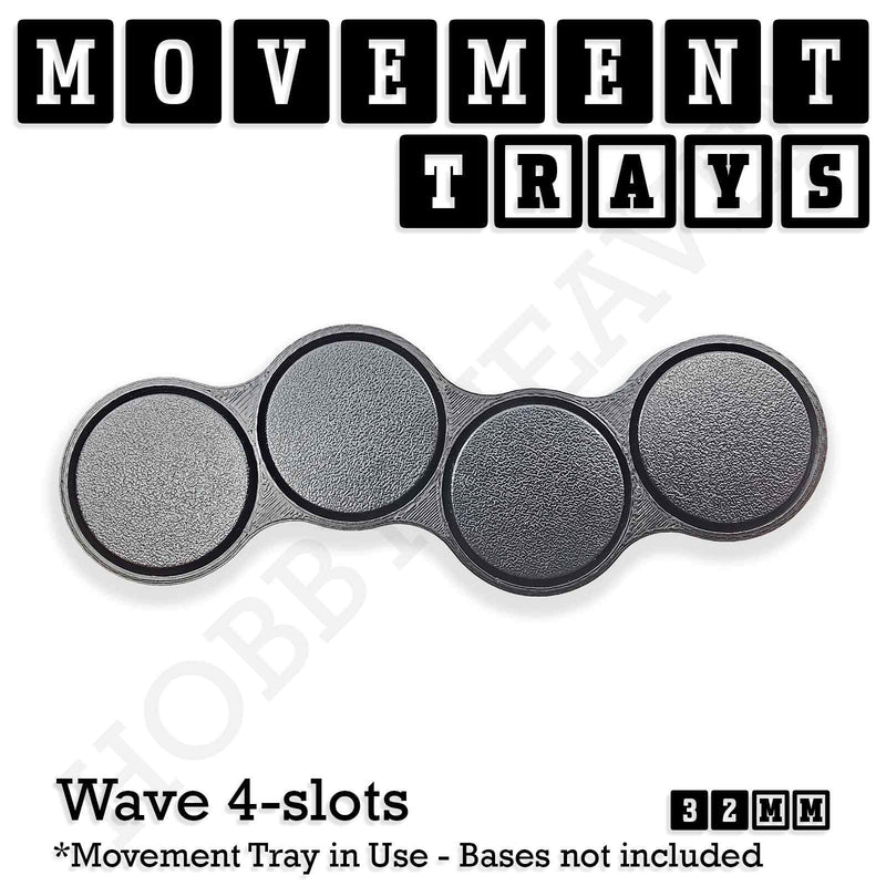 32mm Movement Trays for Tabletop Games | Compatible with Popular Miniatures | Full Range - Only-Games