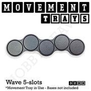 32mm Movement Trays for Tabletop Games | Compatible with Popular Miniatures | Full Range - Only-Games