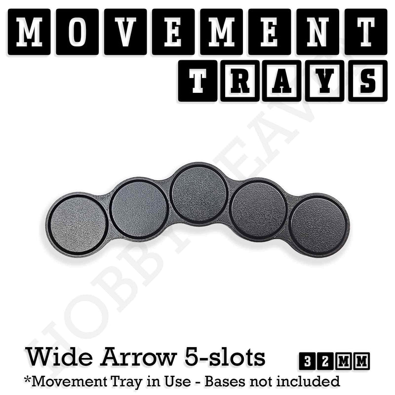 32mm Movement Trays for Tabletop Games | Compatible with Popular Miniatures | Full Range - Only-Games