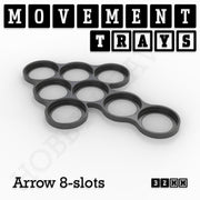 32mm Movement Trays for Tabletop Games | Compatible with Popular Miniatures | Full Range - Only-Games
