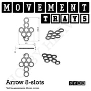 32mm Movement Trays for Tabletop Games | Compatible with Popular Miniatures | Full Range - Only-Games
