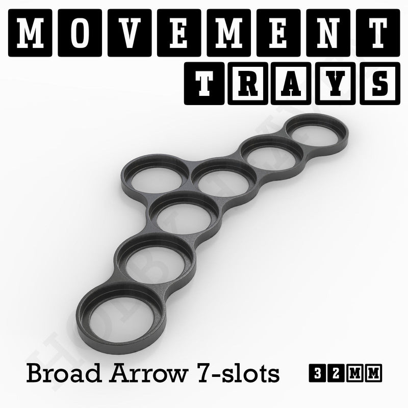 32mm Movement Trays for Tabletop Games | Compatible with Popular Miniatures | Full Range - Only-Games