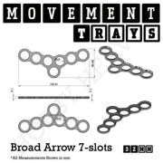 32mm Movement Trays for Tabletop Games | Compatible with Popular Miniatures | Full Range - Only-Games